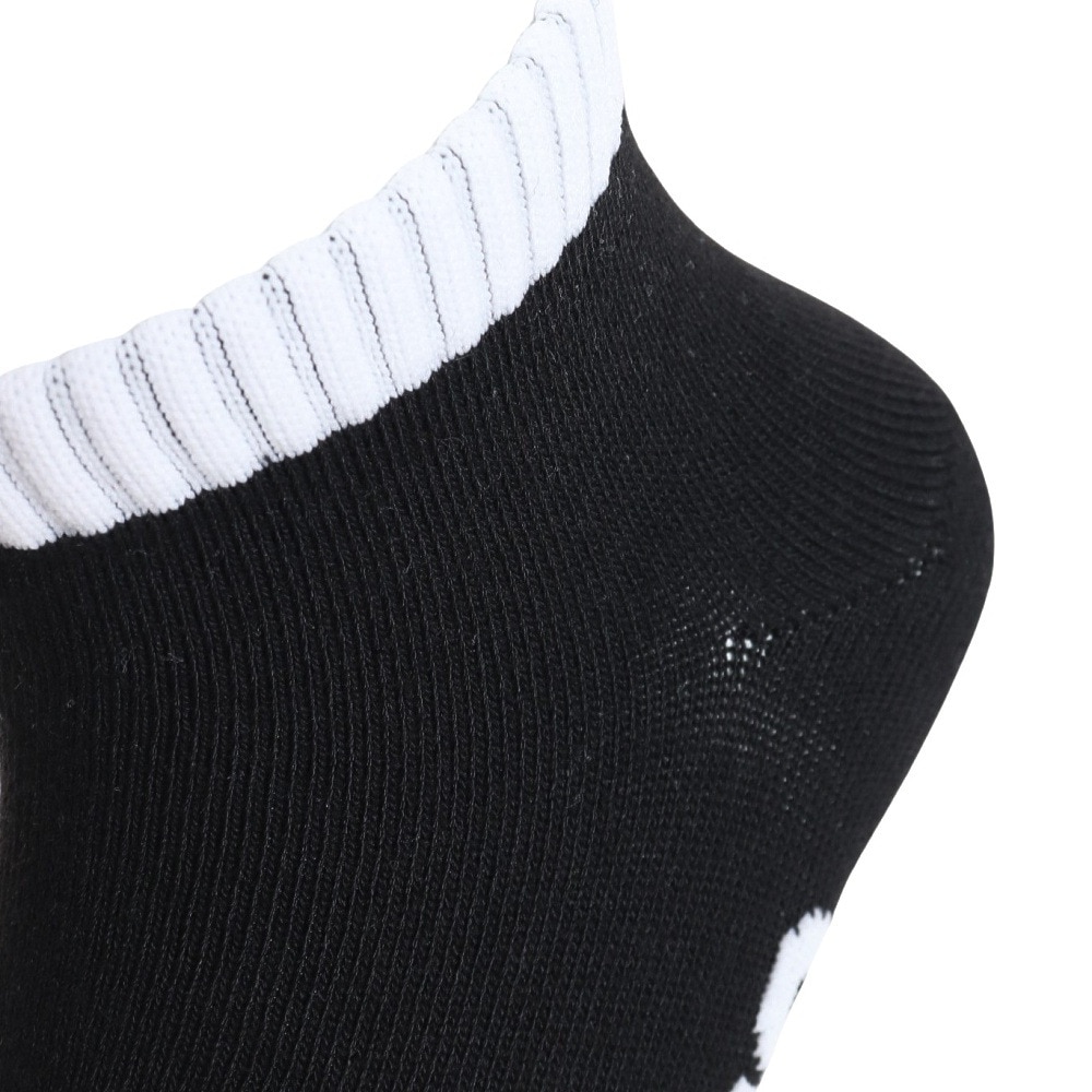 アンブロ（UMBRO）（メンズ）3足組アンクルソックス XEB UUAVJB06 BK