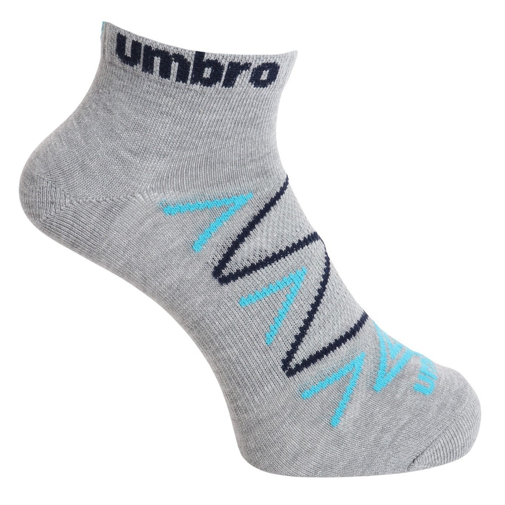 アンブロ（UMBRO）（メンズ）3足組アンクルソックス XEB UUAVJB08 LGNV