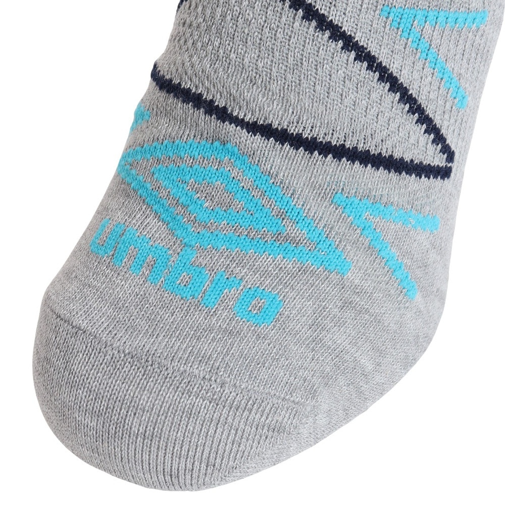 アンブロ（UMBRO）（メンズ）3足組アンクルソックス XEB UUAVJB08 LGNV