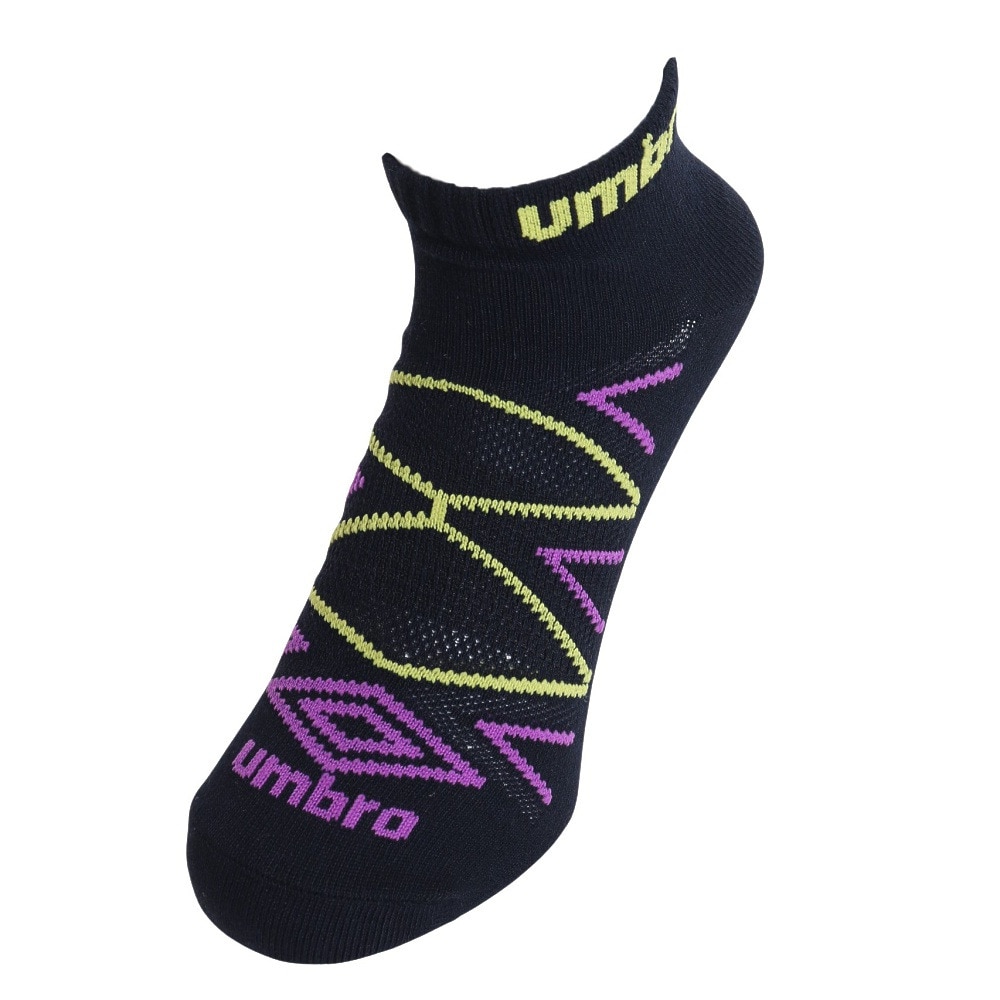 アンブロ（UMBRO）（メンズ）3足組アンクルソックス XEB UUAVJB08 LGNV