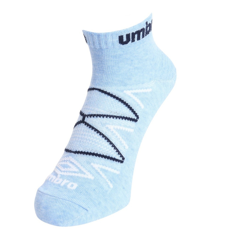 アンブロ（UMBRO）（メンズ）3足組アンクルソックス XEB UUAVJB08 SRBK
