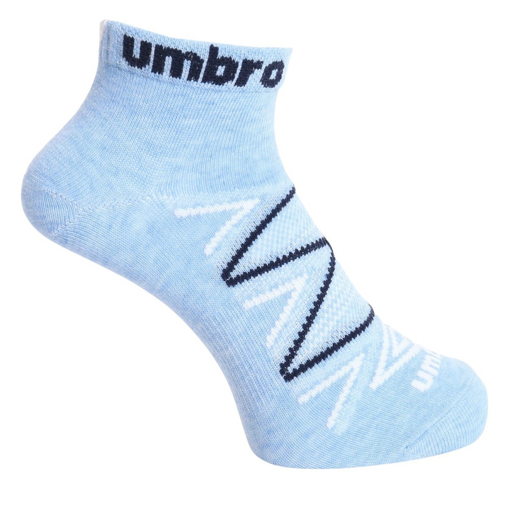 アンブロ（UMBRO）（メンズ）3足組アンクルソックス XEB UUAVJB08 SRBK