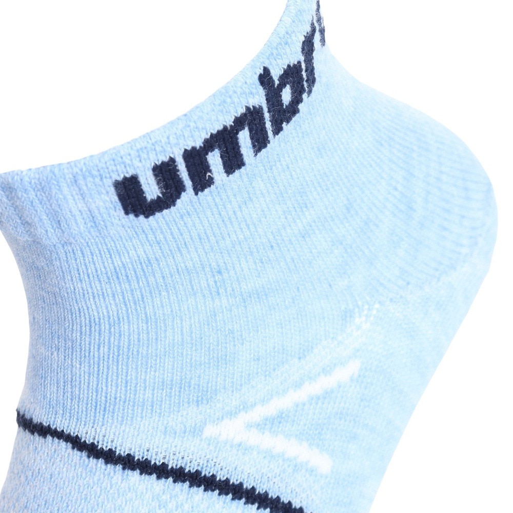 アンブロ（UMBRO）（メンズ）3足組アンクルソックス XEB UUAVJB08 SRBK