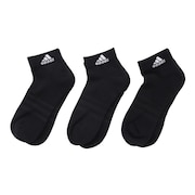 アディダス（adidas）（メンズ）クッション スポーツウェア アンクルソックス3足組 EBB63-IC1277