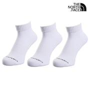 ノースフェイス(THE NORTH FACE)(メンズ)ランニング アンイーブン ドライ アンクルソックス 3足組 NN82009 W