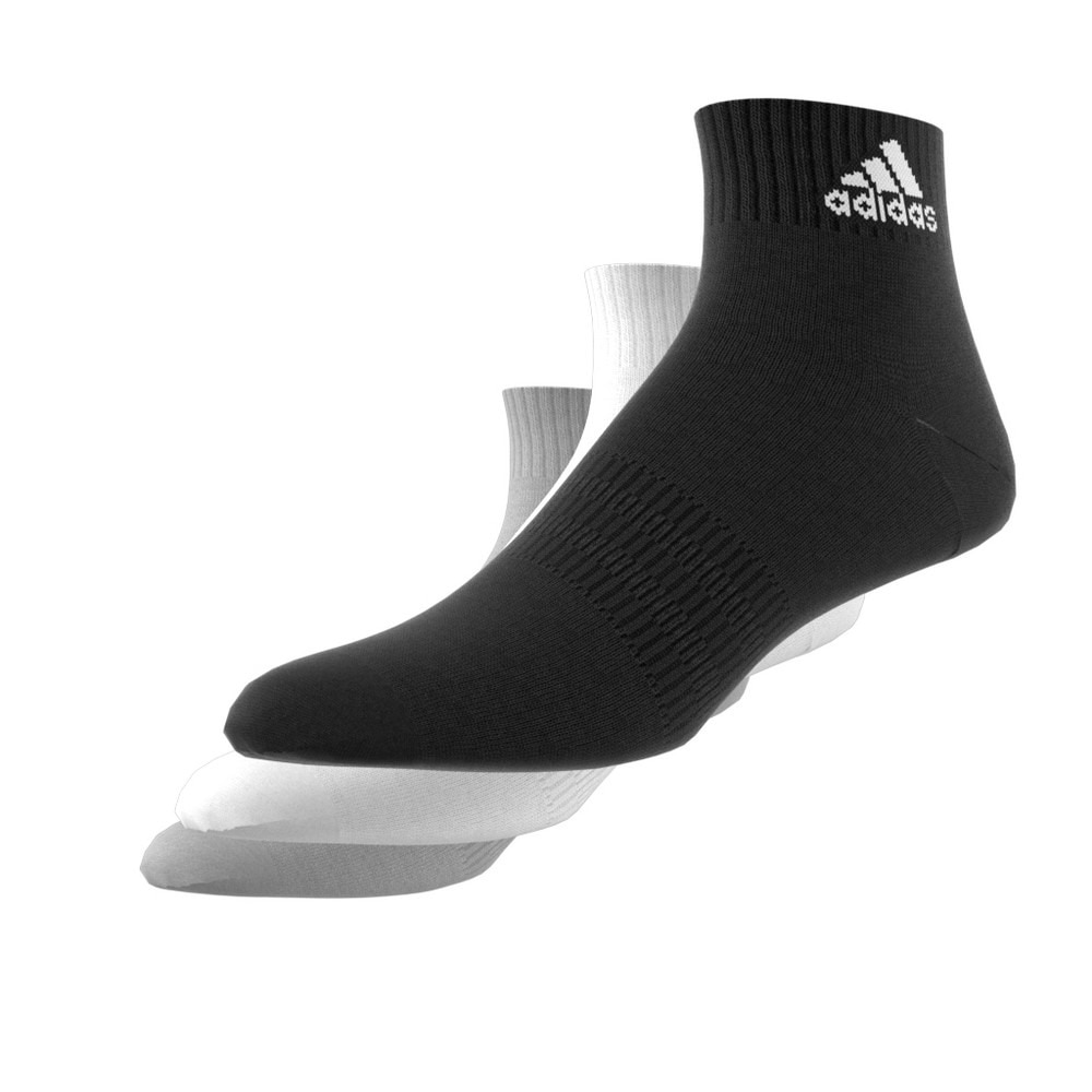 アディダス（adidas）（メンズ）クッション スポーツウェア アンクルソックス3足組 EBB63-IC1281
