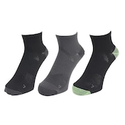 (メンズ)ストロングアンクルソックス 3足組 CGYGRYBLK SK4S0192-WA894-GRYW