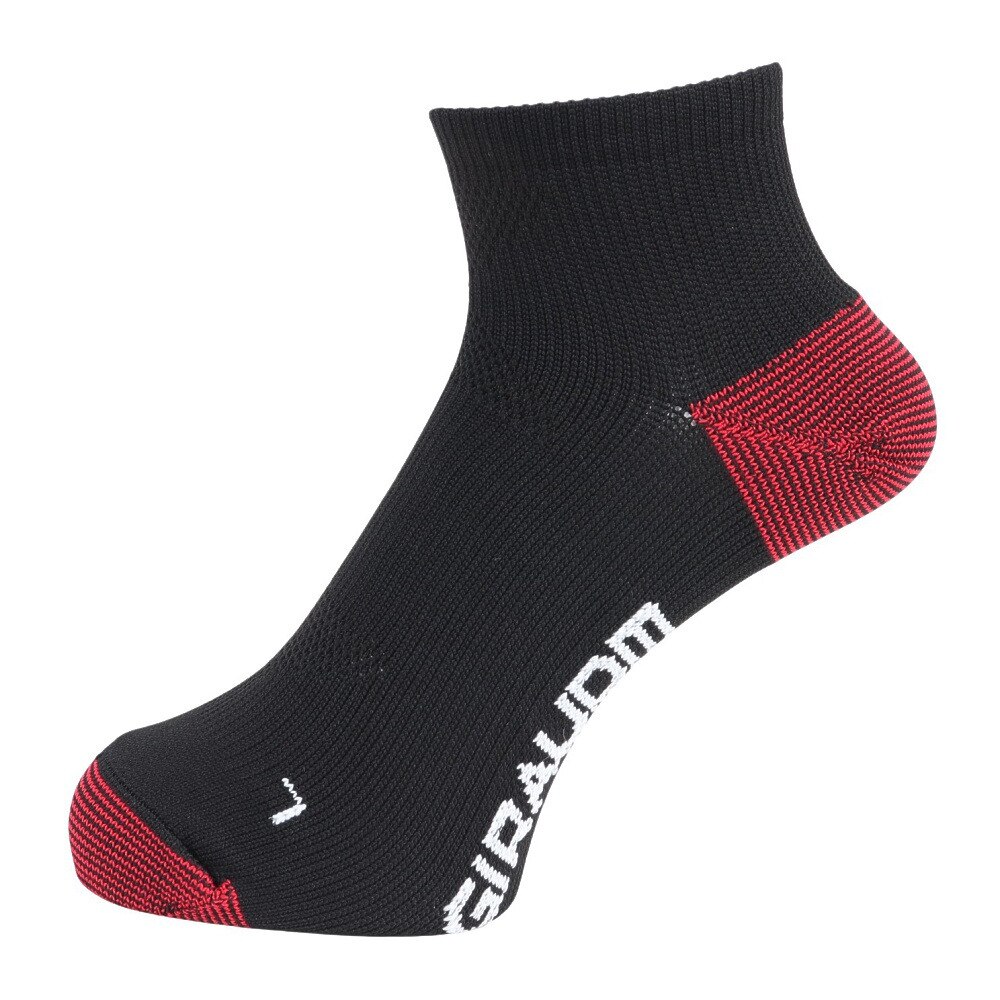 ジローム（GIRAUDM）（メンズ）ストロングアンクルソックス 3足組 REDGRNBLK SK4S0193-WA894-GRYW