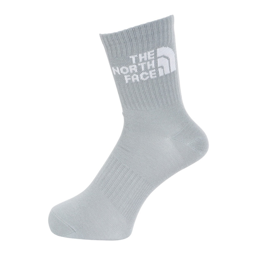 ザ・ノース・フェイス（THE NORTH FACE）（メンズ、レディース）TNF ジャカード ロゴ 3P クルーソックス NN82411 MG