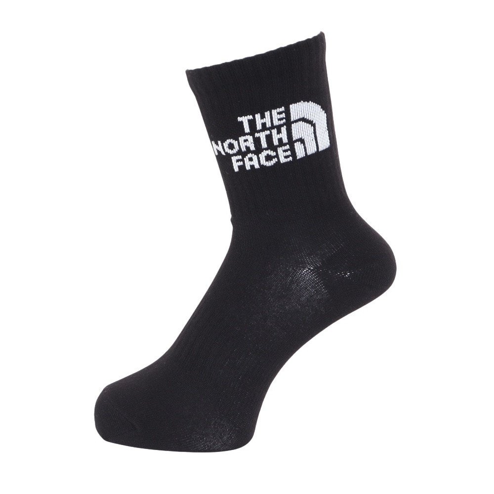 ザ・ノース・フェイス（THE NORTH FACE）（メンズ、レディース）TNF ジャカード ロゴ 3足組ソックス クルー NN82411 MK