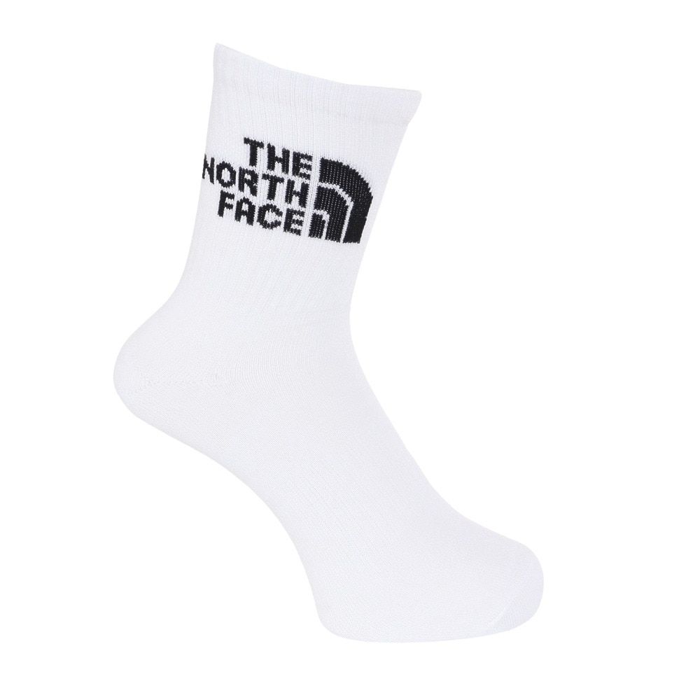 ザ・ノース・フェイス（THE NORTH FACE）（メンズ、レディース）TNF ジャカード ロゴ 3足組ソックス クルー NN82411 MW