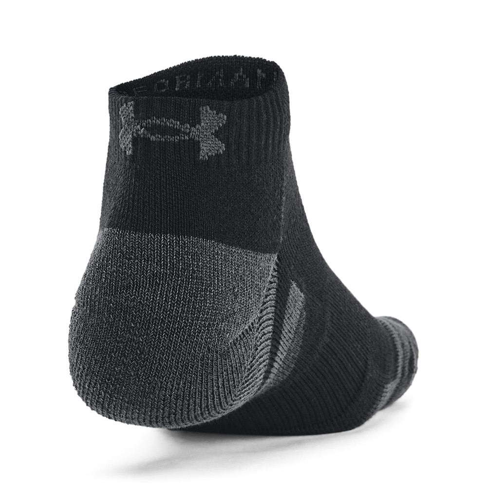 アンダーアーマー（UNDER ARMOUR）（メンズ）パフォーマンステック ローカット ソックス 3足組1379504 001 黒