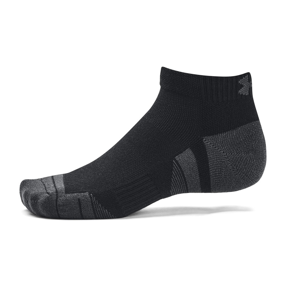 アンダーアーマー（UNDER ARMOUR）（メンズ）パフォーマンステック ローカット ソックス 3足組1379504 001 黒