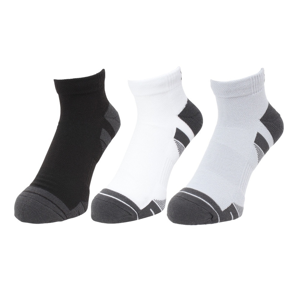 アンダーアーマー（UNDER ARMOUR）（メンズ）パフォーマンステック ローカット ソックス 3足組 1379504 011