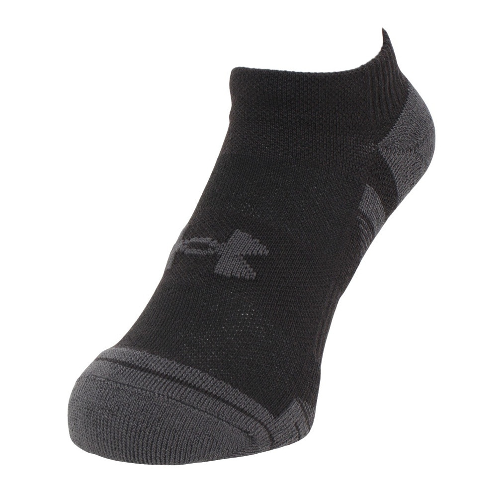アンダーアーマー（UNDER ARMOUR）（メンズ）パフォーマンステック ノーショー ソックス 3足組 1379503 011 防臭