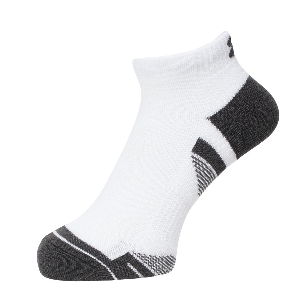 アンダーアーマー（UNDER ARMOUR）（メンズ）パフォーマンステック ローカット ソックス 3足組 1379504 100 白 防臭
