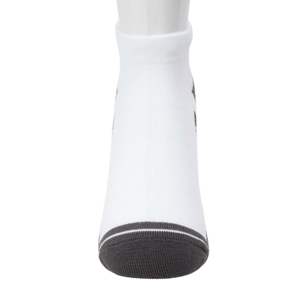 アンダーアーマー（UNDER ARMOUR）（メンズ）パフォーマンステック ローカット ソックス 3足組 1379504 100 白 防臭