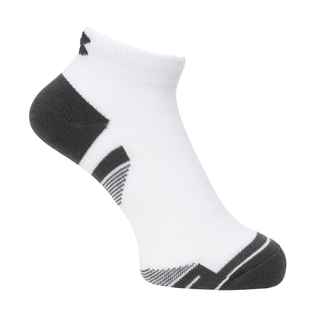 アンダーアーマー（UNDER ARMOUR）（メンズ）パフォーマンステック ローカット ソックス 3足組 1379504 100 白 防臭