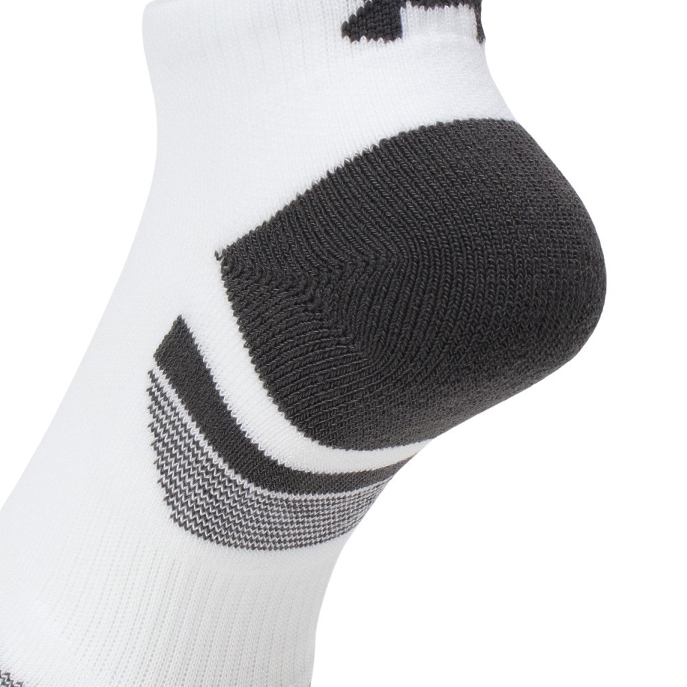 アンダーアーマー（UNDER ARMOUR）（メンズ）パフォーマンステック ローカット ソックス 3足組 1379504 100 白 防臭