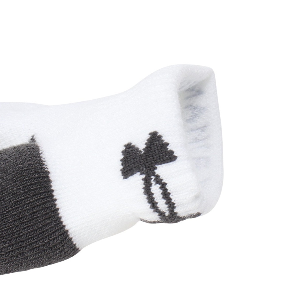 アンダーアーマー（UNDER ARMOUR）（メンズ）パフォーマンステック ローカット ソックス 3足組 1379504 100 白 防臭