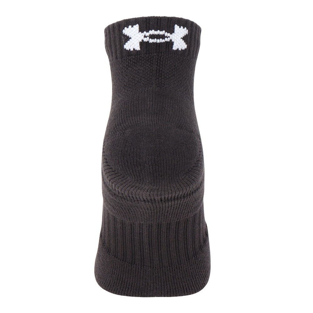 アンダーアーマー（UNDER ARMOUR）（メンズ、レディース）トレーニング コットン ローカット ソックス 3足組 1386312 001