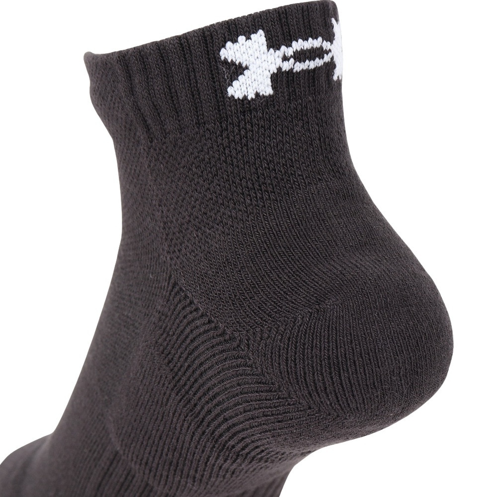 アンダーアーマー（UNDER ARMOUR）（メンズ、レディース）トレーニング コットン ローカット ソックス 3足組 1386312 001