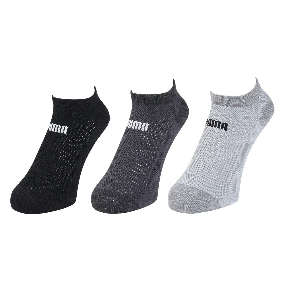 プーマ（PUMA）（メンズ、レディース）ビッグメッシュ SN ソックス 3足組 2823309-03