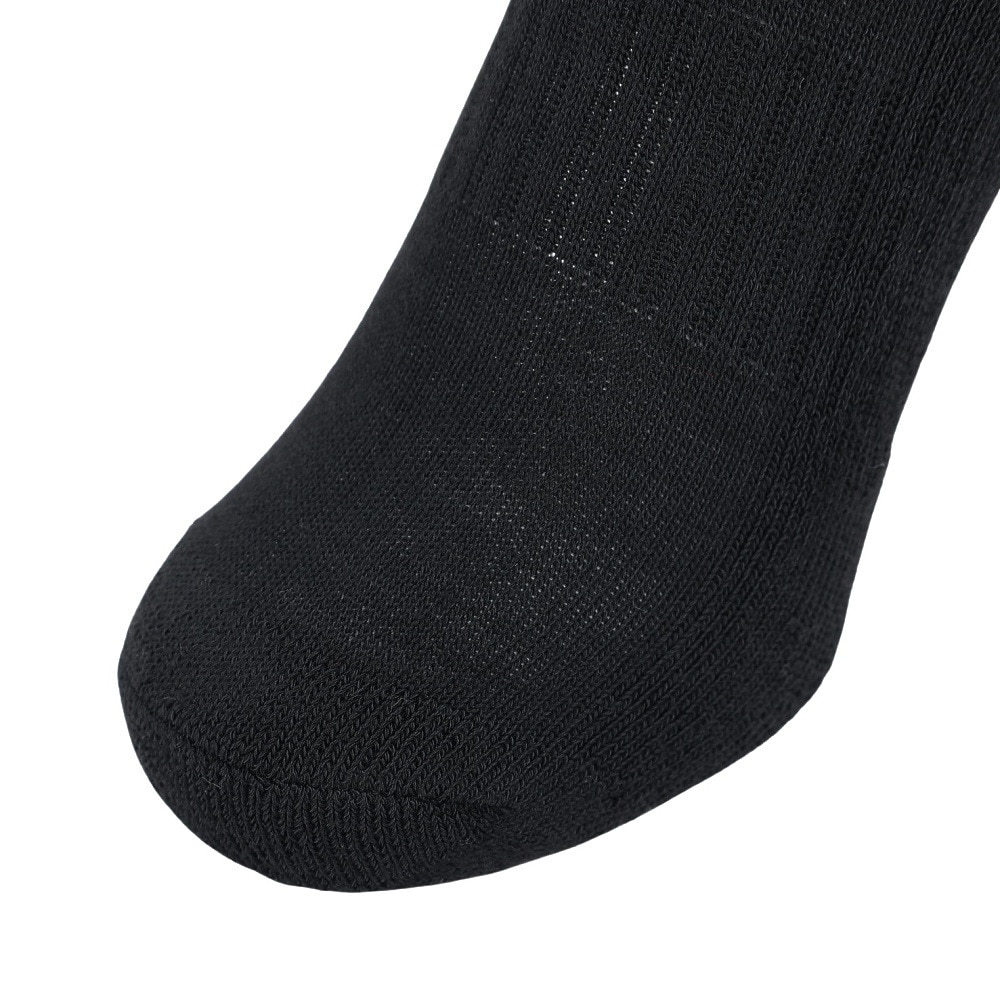 クー（Coo.）（メンズ）HEAT-X 3足組 アンクル丈 ソックス 894Q4GSA0063 BLK 黒 25-28cm 抗菌防臭
