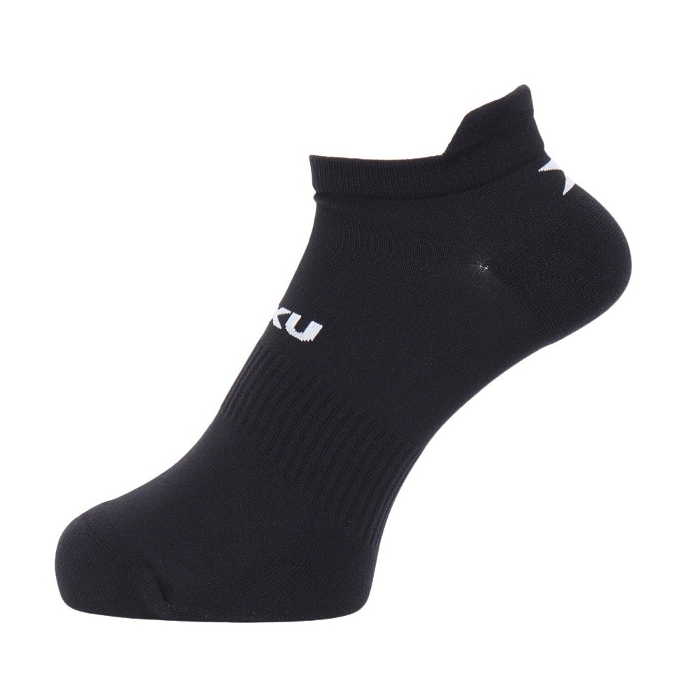 ツー・タイムズ・ユー（2XU）（メンズ、レディース）アンクル丈 ソックス 3足組 UQ6551E-BLK/WHT ブラック