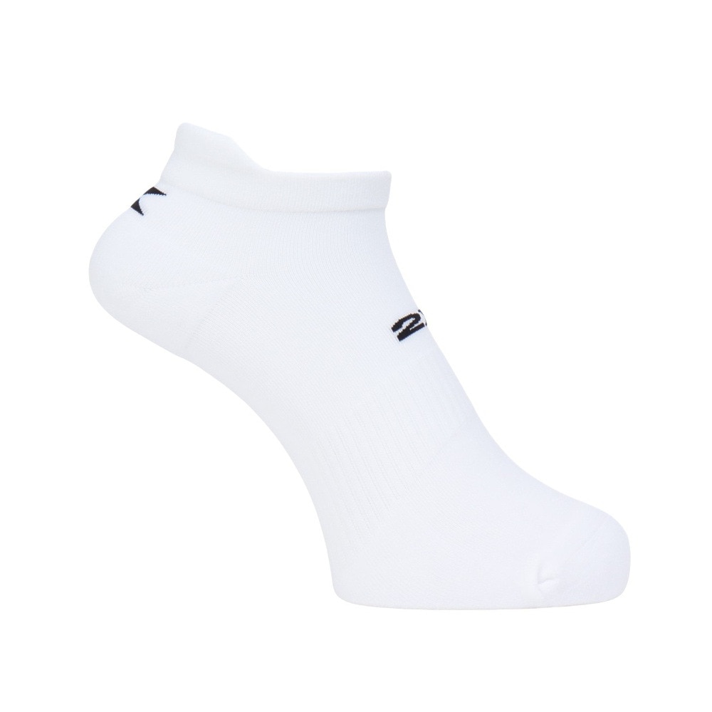 ツー・タイムズ・ユー（2XU）（メンズ、レディース）アンクル丈 ソックス 3足組 UQ6551E-WHT/BLK ホワイト