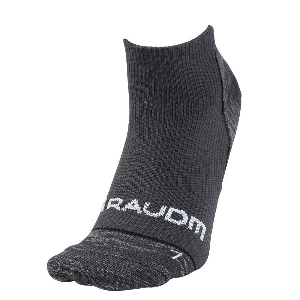 ジローム（GIRAUDM）（メンズ）靴下 シャインブロック アンクルソックス 3足組 25-28センチ BLKBLUYEL SK5S0011-WA894-GRGSA BLK 伸縮 シンプル 遮熱素材