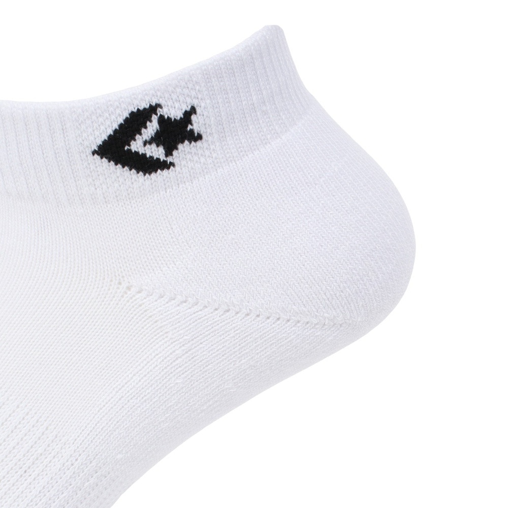 コンバース（CONVERSE）（メンズ）アンクルソックス 41900020 白 25-27センチ 3足組 シンプル スポーツ 部活 学生 私服 新調 衣替え 運動 ギフト プレゼント