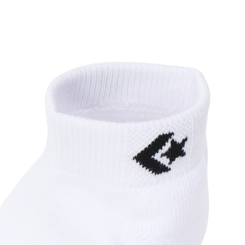 コンバース（CONVERSE）（メンズ）アンクルソックス 41900020 白 25-27センチ 3足組 シンプル スポーツ 部活 学生 私服 新調 衣替え 運動 ギフト プレゼント