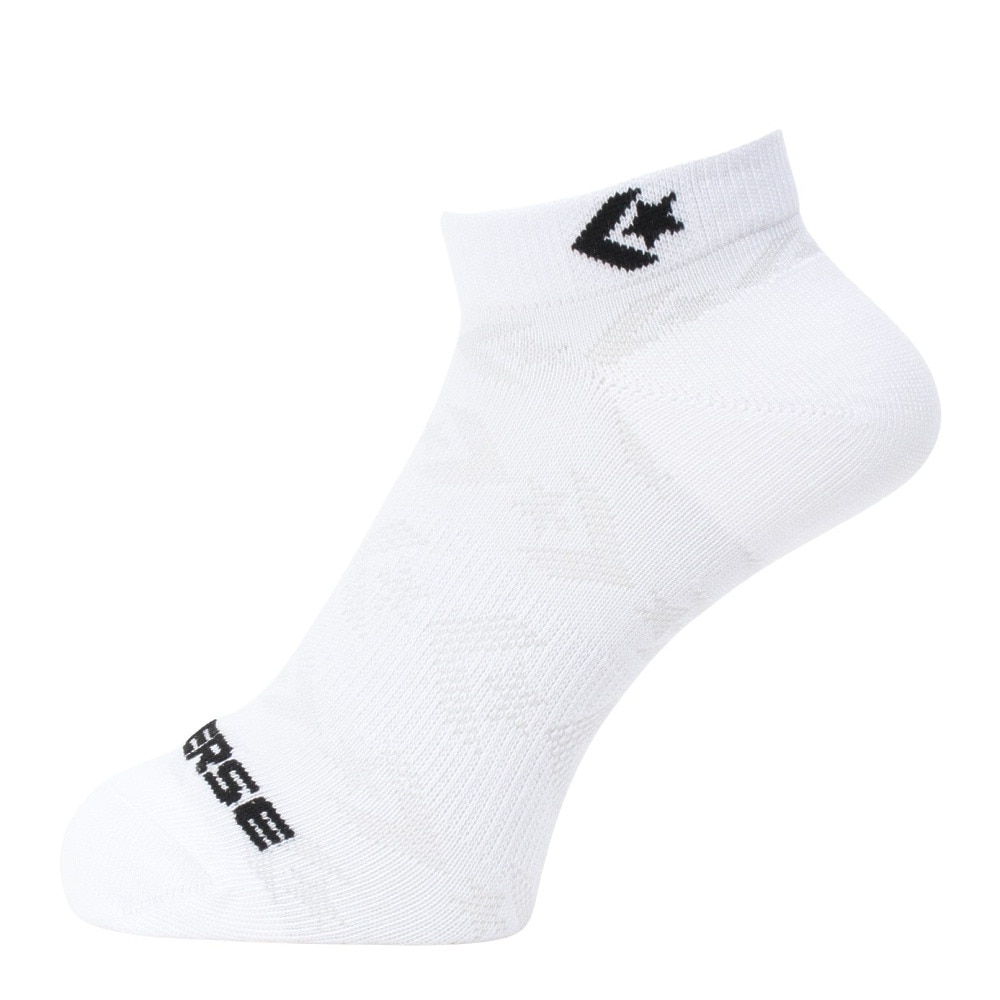 コンバース（CONVERSE）（メンズ）アンクルソックス メッシュ 3足組 W 白 25-27センチ 41900030 シンプル スポーツ 部活 学生 私服 新調 衣替え 運動 ギフト プレゼント