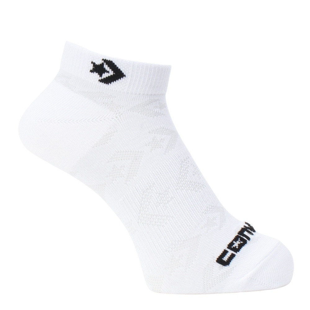 コンバース（CONVERSE）（メンズ）アンクルソックス メッシュ 3足組 W 白 25-27センチ 41900030 シンプル スポーツ 部活 学生 私服 新調 衣替え 運動 ギフト プレゼント