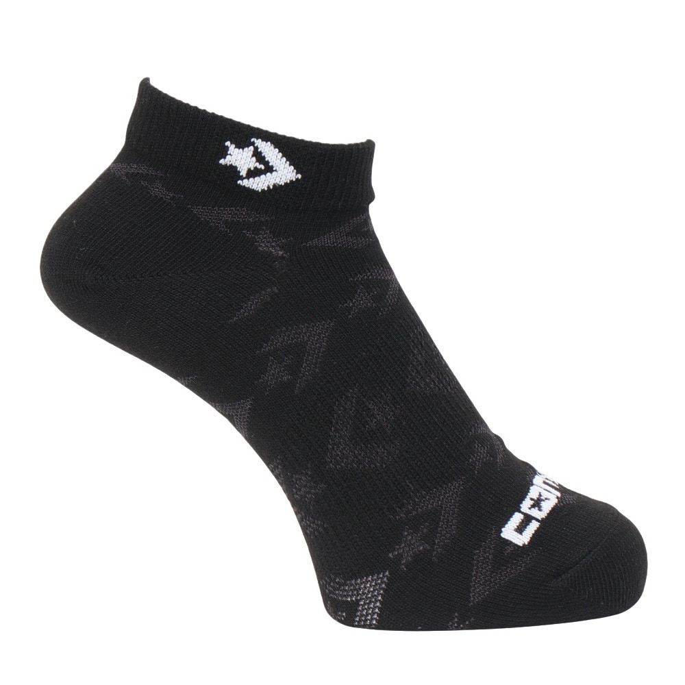 コンバース（CONVERSE）（メンズ）アンクルソックス メッシュ 3足組 B 黒 25-27センチ 41900031 シンプル スポーツ 部活 学生 私服 新調 衣替え 運動 ギフト プレゼント