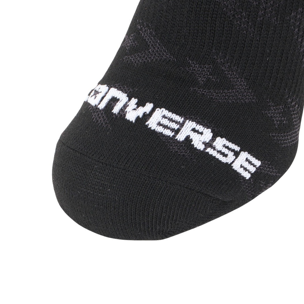 コンバース（CONVERSE）（メンズ）アンクルソックス メッシュ 3足組 B 黒 25-27センチ 41900031 シンプル スポーツ 部活 学生 私服 新調 衣替え 運動 ギフト プレゼント