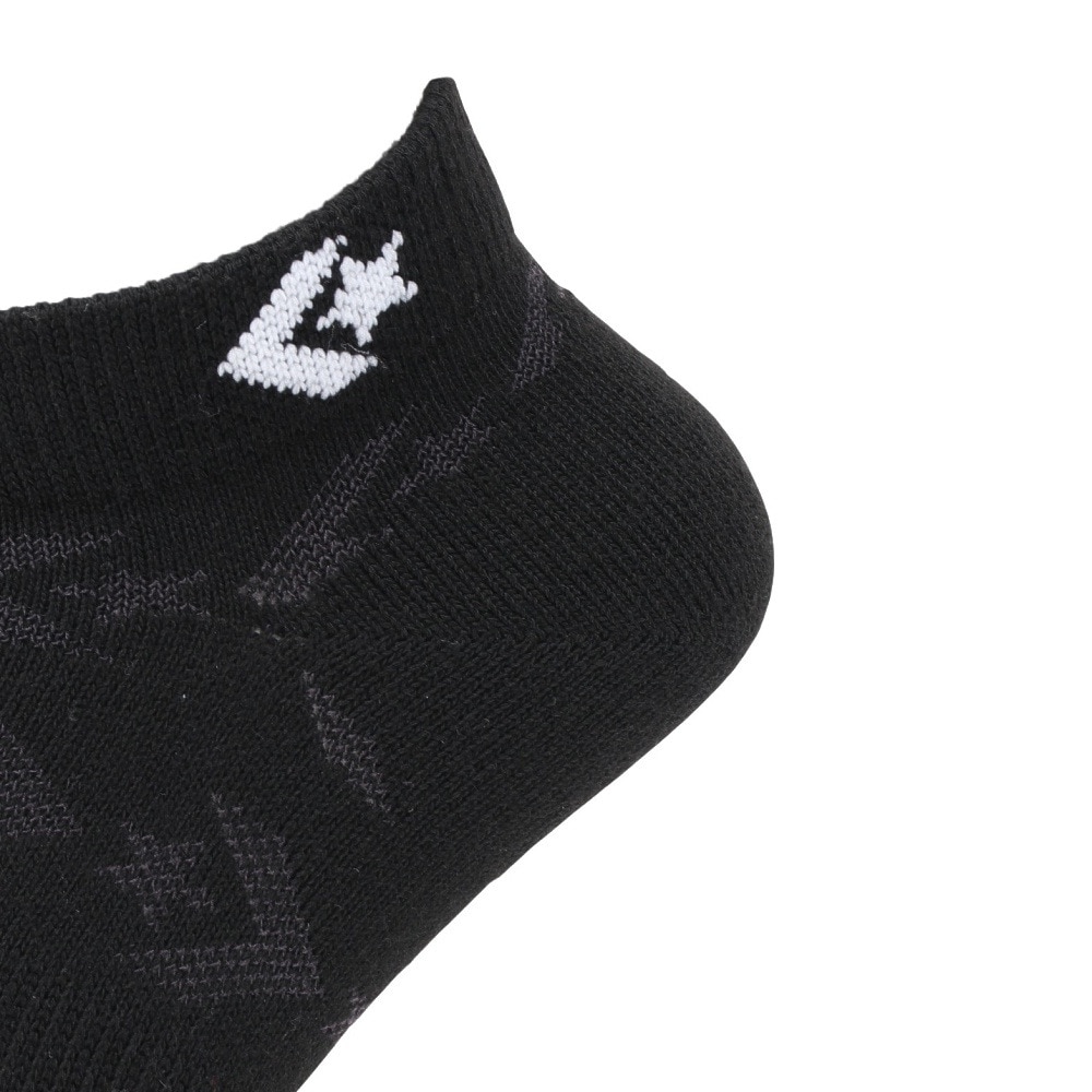 コンバース（CONVERSE）（メンズ）アンクルソックス メッシュ 3足組 B 黒 25-27センチ 41900031 シンプル スポーツ 部活 学生 私服 新調 衣替え 運動 ギフト プレゼント