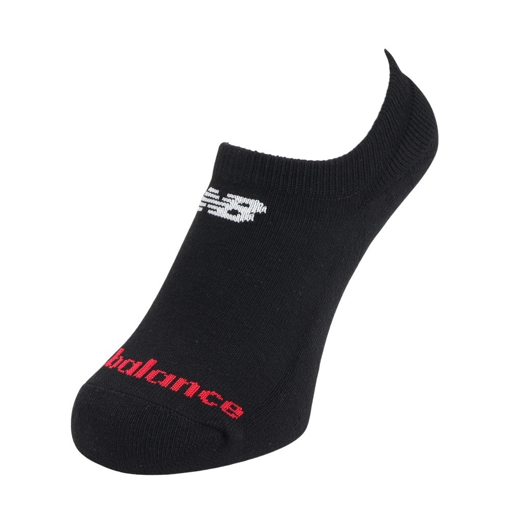 ニューバランス（new balance）（メンズ、レディース）靴下 スニーカーレングス ソックス 3足組 黒 LAS55635BK 3足セット スニーカー丈