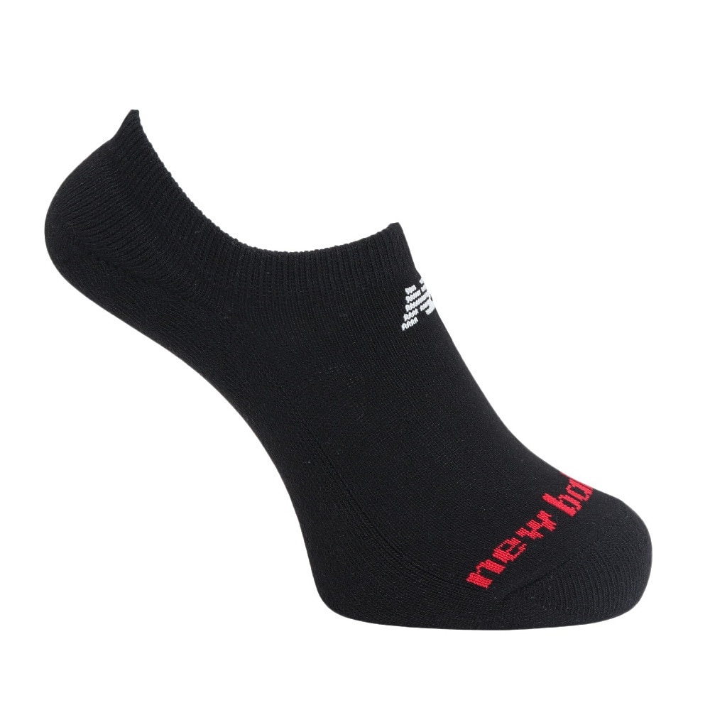 ニューバランス（new balance）（メンズ、レディース）靴下 スニーカーレングス ソックス 3足組 黒 LAS55635BK 3足セット スニーカー丈