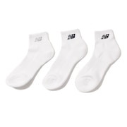 ニューバランス(new balance)(メンズ)ミッドレングスソックス 3足組 JASL7793WT