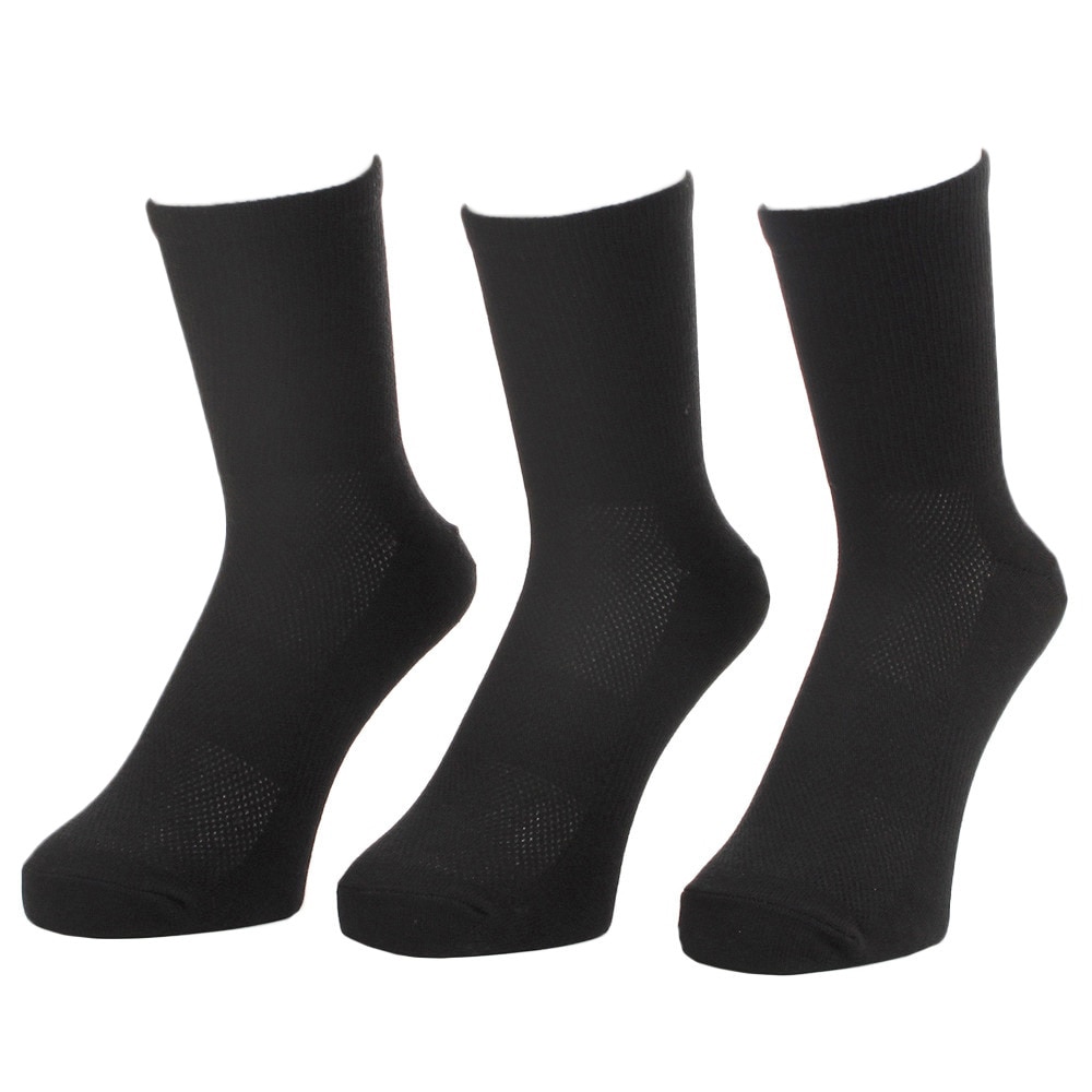 PG（メンズ）ノンパイル レギュラーソックス 3足組 894PA9OK1542BLK