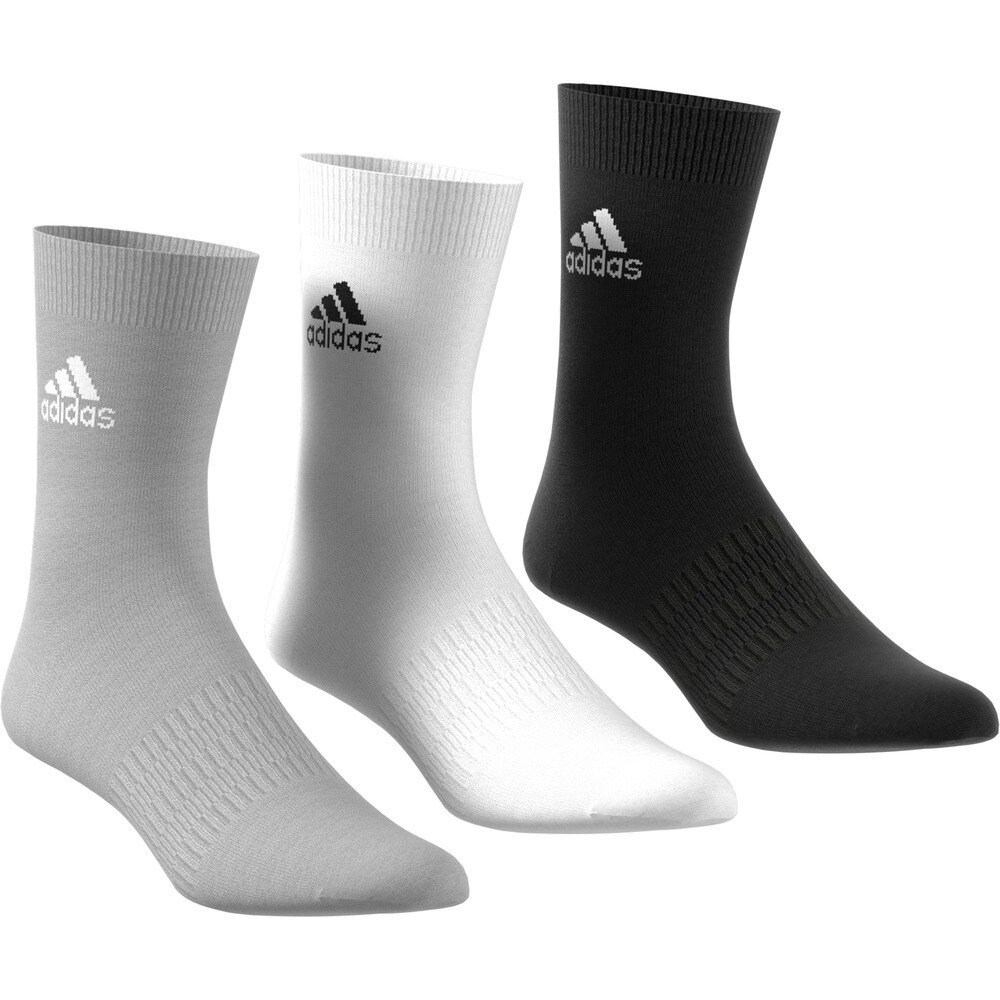 アディダス（adidas）（メンズ）クルーソックス 3足組 FXI58-DZ9392