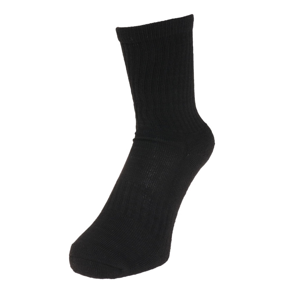 ノーブランド（NO BRAND）（メンズ）ヒートクロス 3足組 パイルソックス 25.0～28.0cm 894NN2OK0411 BLK