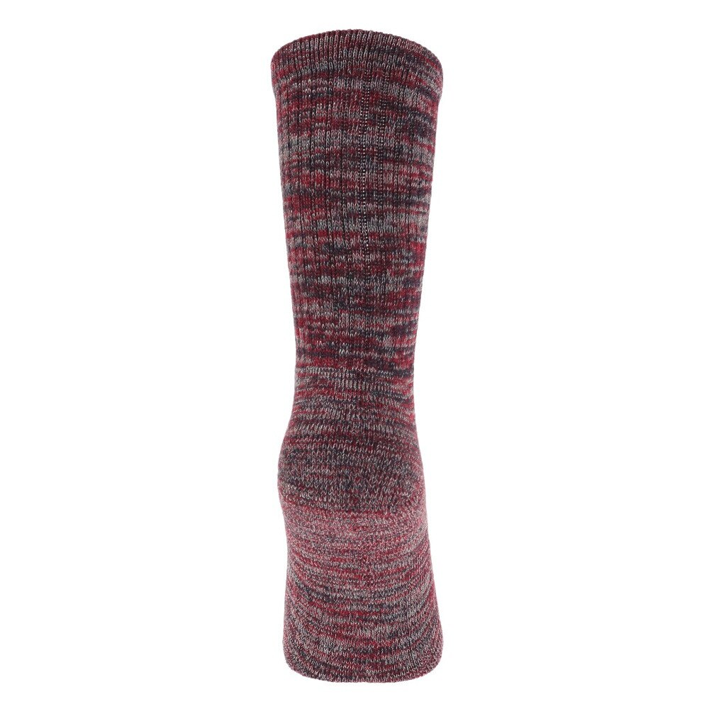 ノーブランド（NO BRAND）（メンズ）ヒートクロス 3足組 パイルソックス 25.0～28.0cm 894NN2OK0411 RED