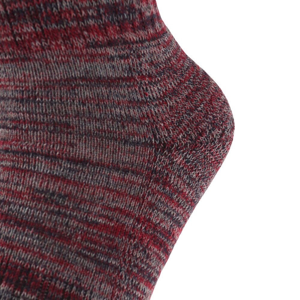 ノーブランド（NO BRAND）（メンズ）ヒートクロス 3足組 パイルソックス 25.0～28.0cm 894NN2OK0411 RED