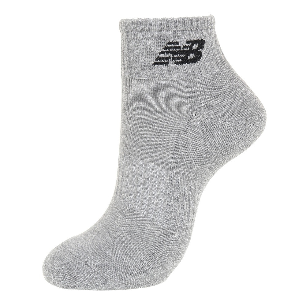 ニューバランス（new balance）（メンズ、レディース）ミッドレングス3足組ソックス LAS35705AS1