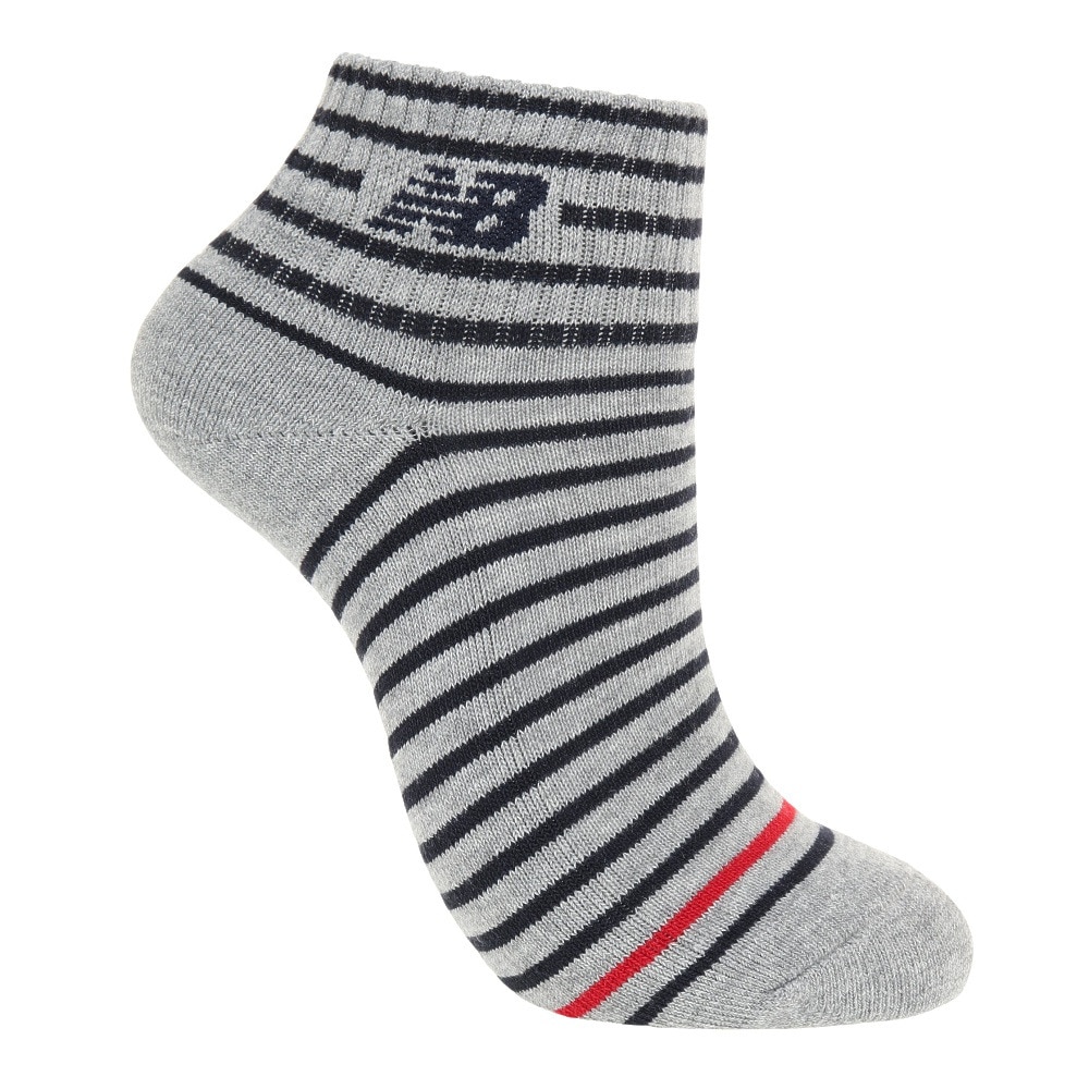 ニューバランス（new balance）（メンズ、レディース）ミッドレングス3足組ソックス LAS35705AS5