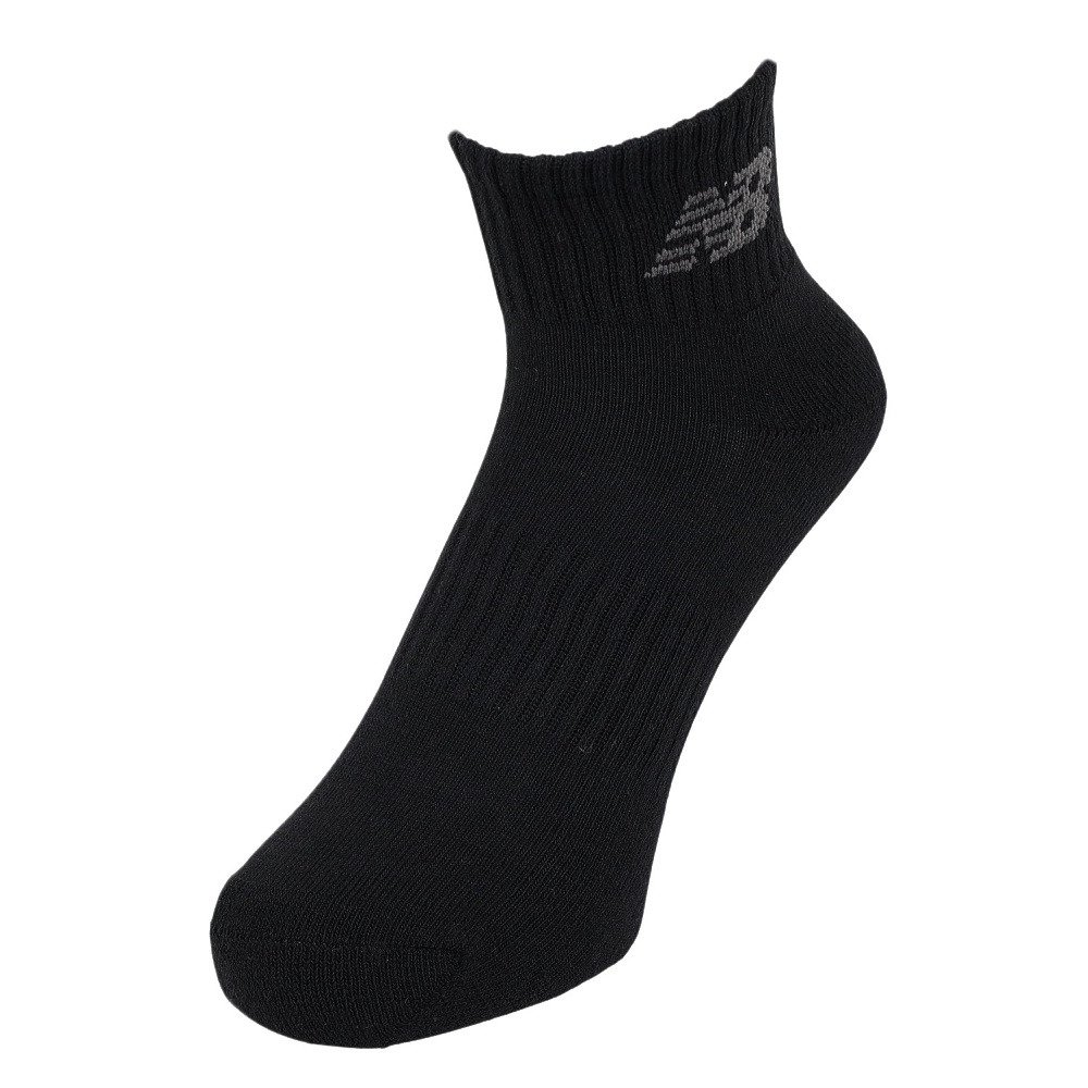 ニューバランス（new balance）（メンズ）ミッドレングス 3足組ソックス LAS35705BK