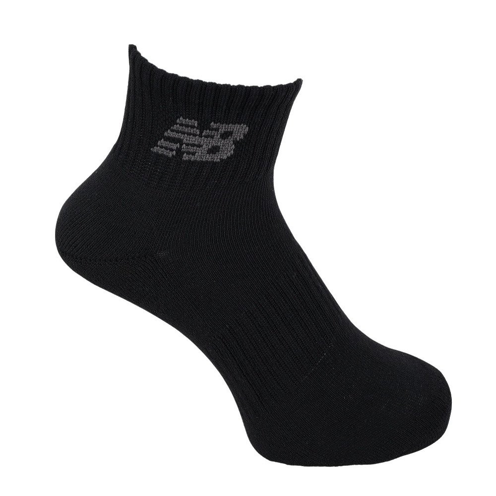ニューバランス（new balance）（メンズ）ミッドレングス 3足組ソックス LAS35705BK